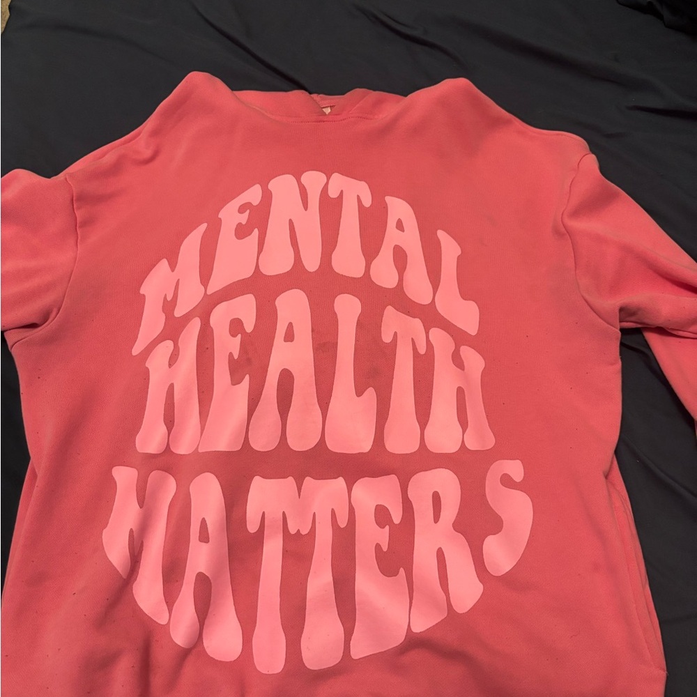 Pink 'Mental Health Matters' Sweatshirt